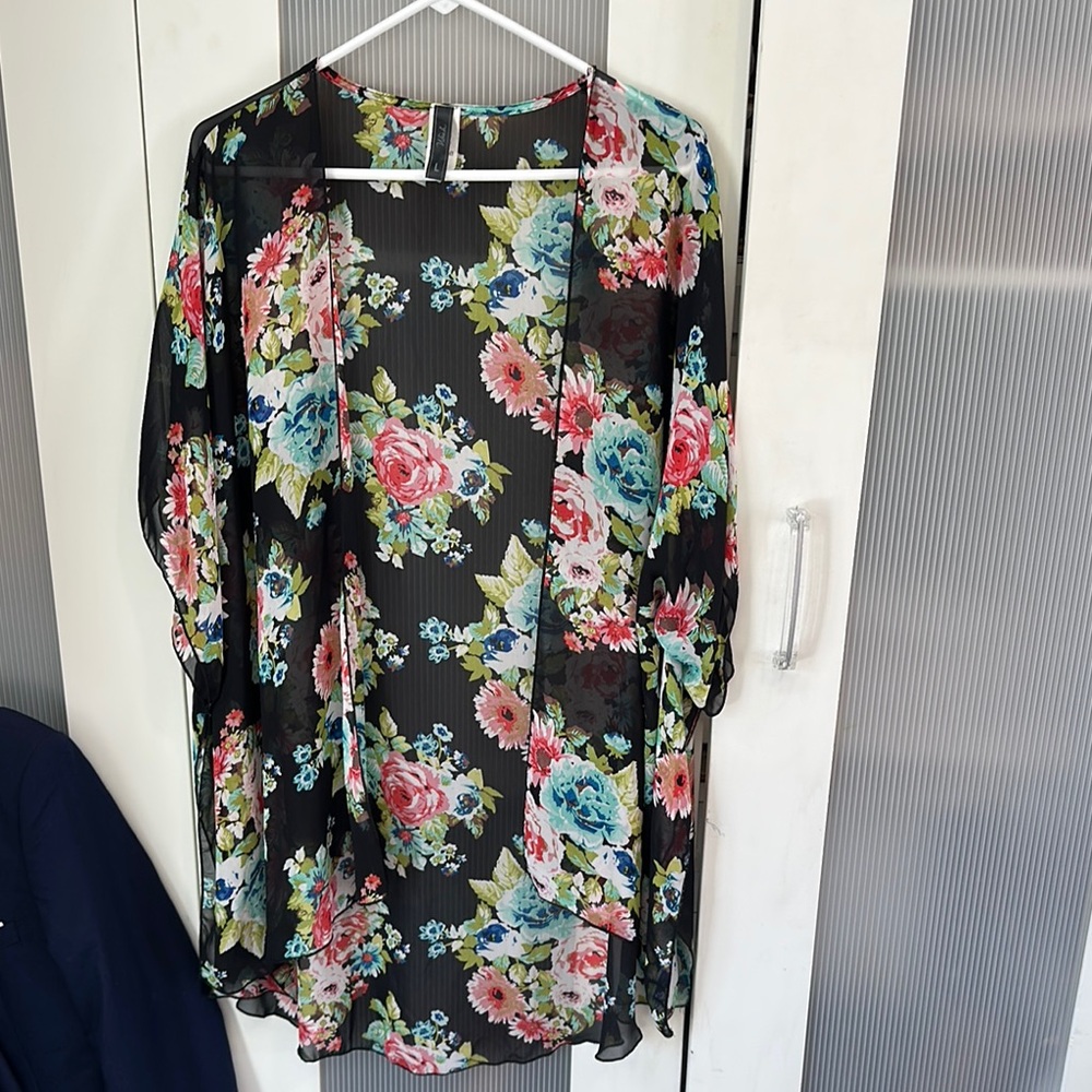 Floral Sheer Kimono